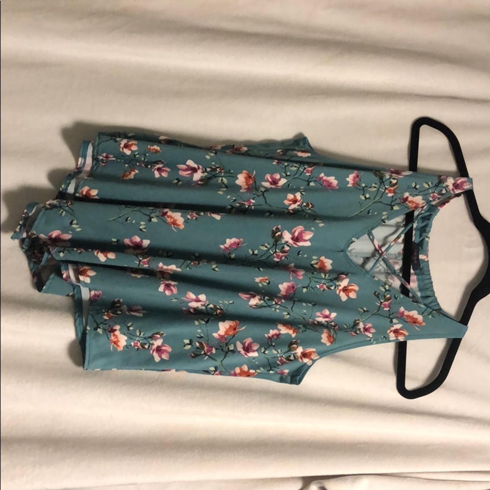 Floral tank top